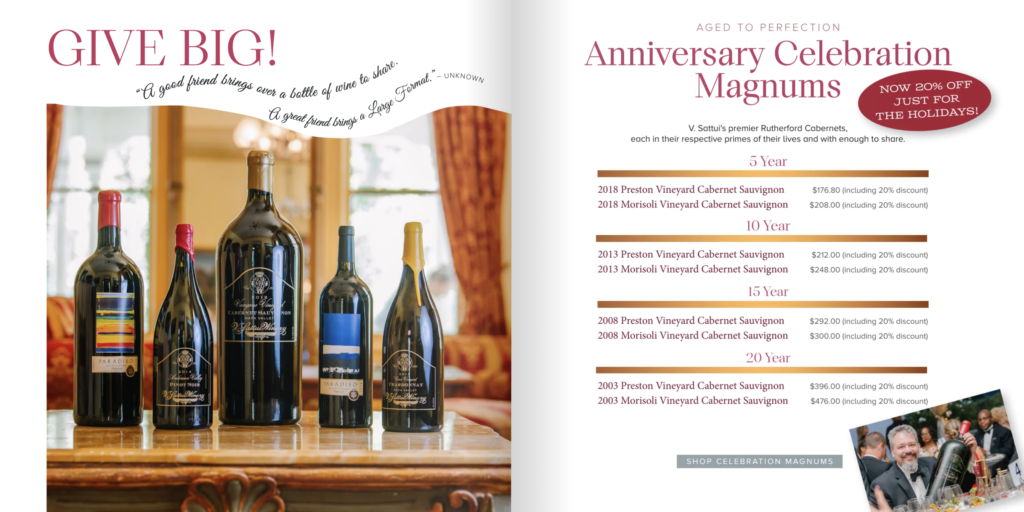 Anniversary Celebration Magnums Sale.