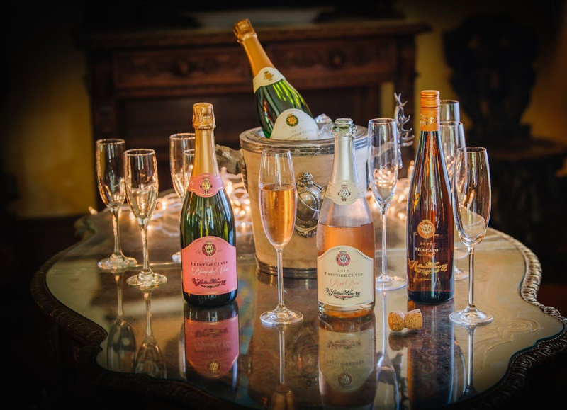 V. Sattui sparkling wines, as shown in the V. Sattui wine blog on Napa Valley sparkling wine