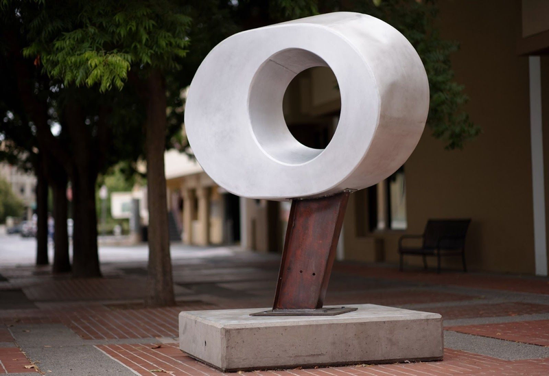 A sculpture in the Napa Art Walk, as featured in the V. Sattui wine blog on a local’s guide to Napa in a day