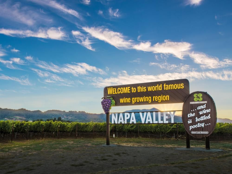 Welcome to Napa Valley Sign, as featured in the V. Sattui wine blog on a local’s guide to Napa in a day