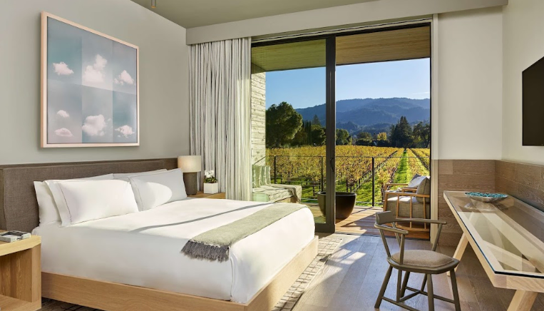 Alila Napa Valley, shown in the V. Sattui wine blog on the best places to stay in Napa Valley, or the best hotels in Napa