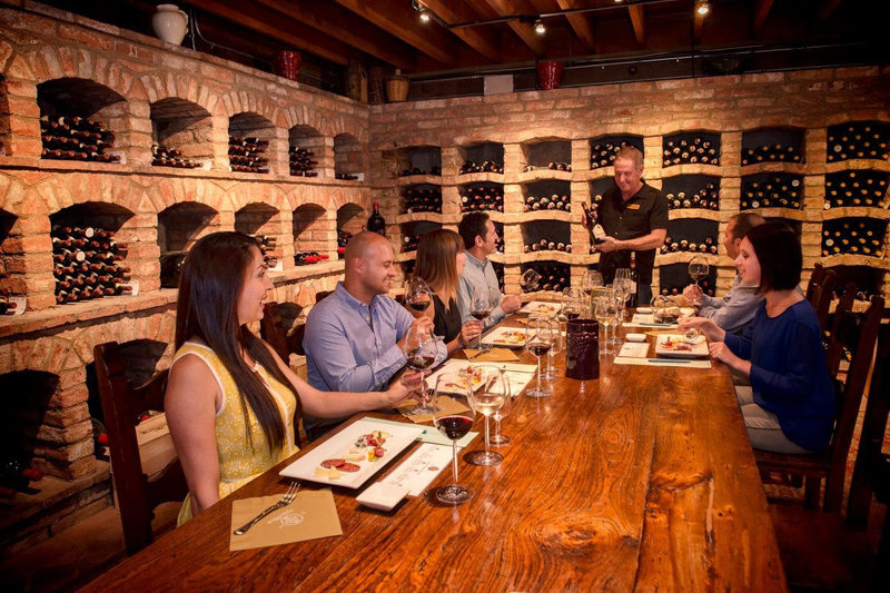 wine tasting experience in a wine tasting room with exclusive private host as featured in vsattui