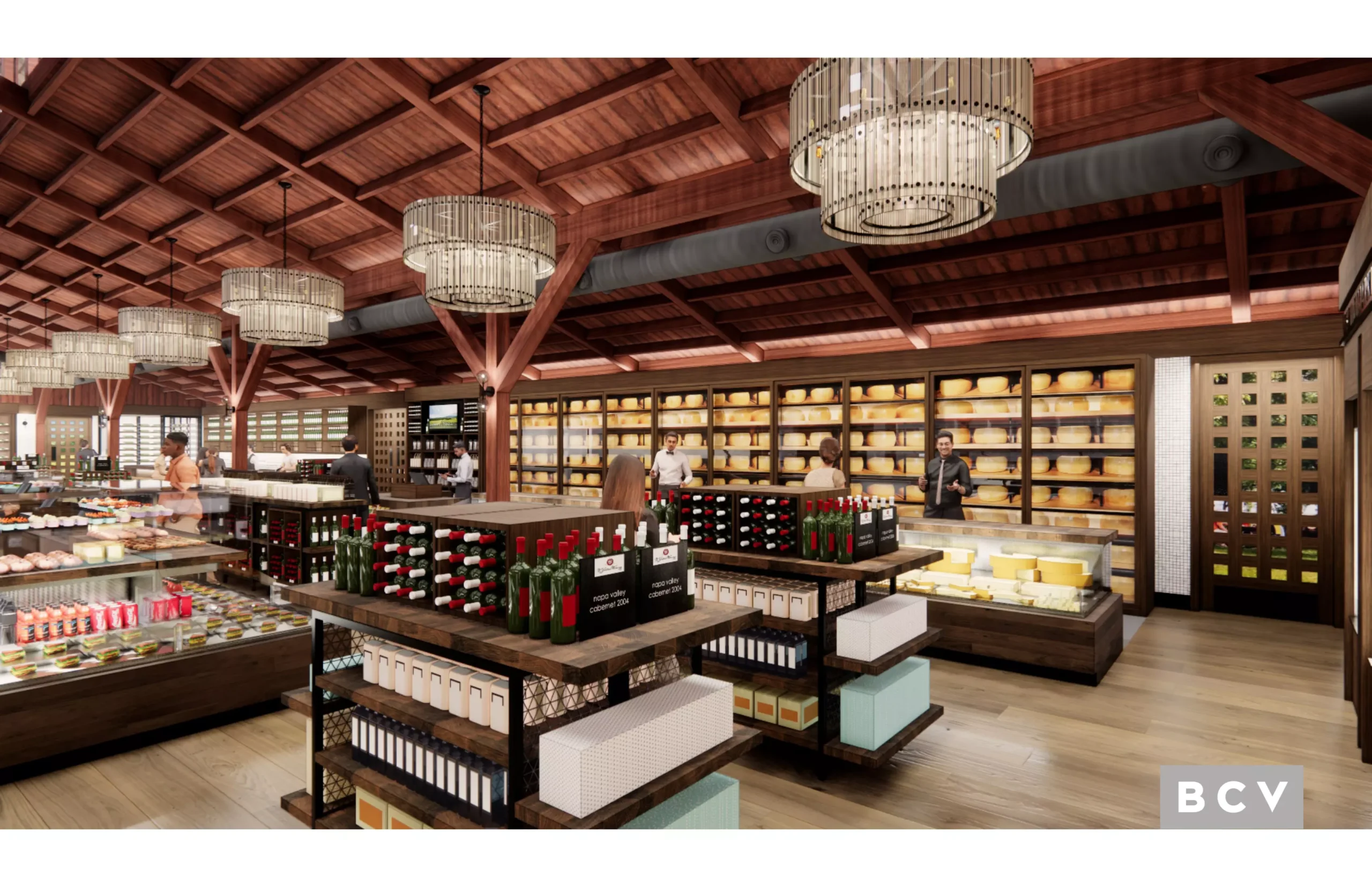 a store with shelves of items