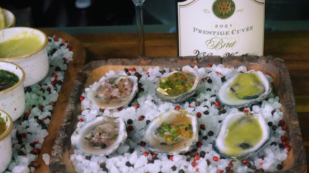 Raw Oyster Bar Trio: Mignonettes And Aguachile | V. Sattui Winery