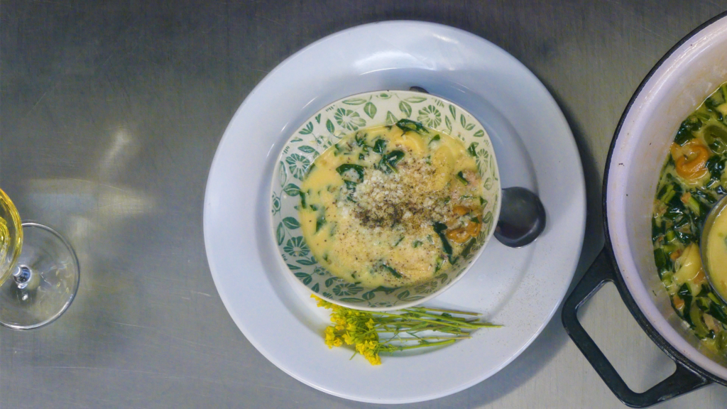 Creamy Sausage And Tortellini