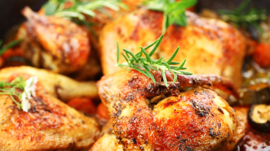 Smoked Chicken Thighs With Charred Carrots & Citrus Herb Glaze | V. Sattui Winery