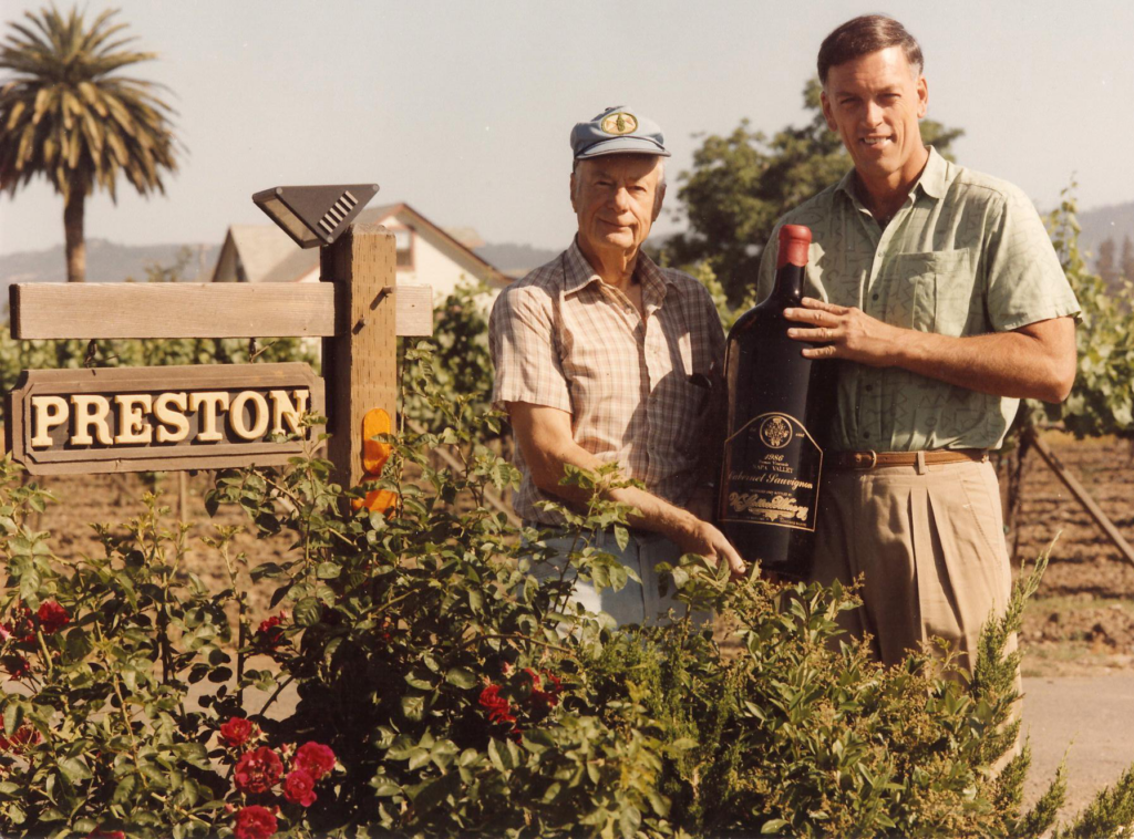 Dick Preston and Dario Sattui